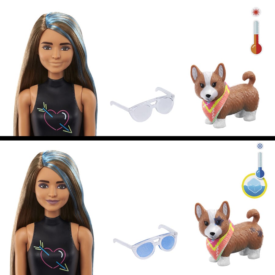 Barbie color reveal dog park clearance