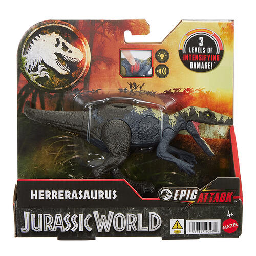 Jurassic World Epic Attack Dino Herrerasaurus 