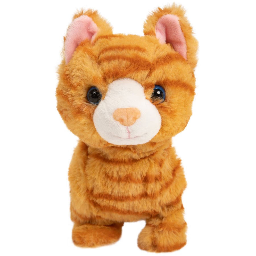 Large ginger cat soft toy shop