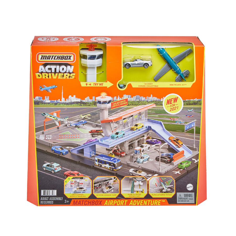 Matchbox real adventure construction playset sale
