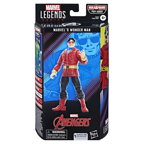 Marvel Legends Series Avengers Marvel's Wonder Man Build-A-Figure 6-in Action Figure