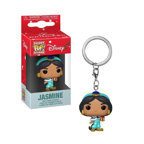 Funko Pocket POP! Disney Princess - Jasmine Holiday Keychain
