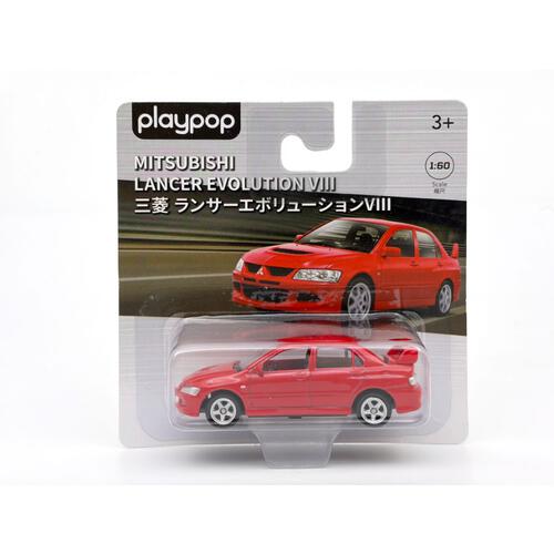 playpop 1:60 Diecast Metal Car Misubishi Lancer&nbsp;Evolution