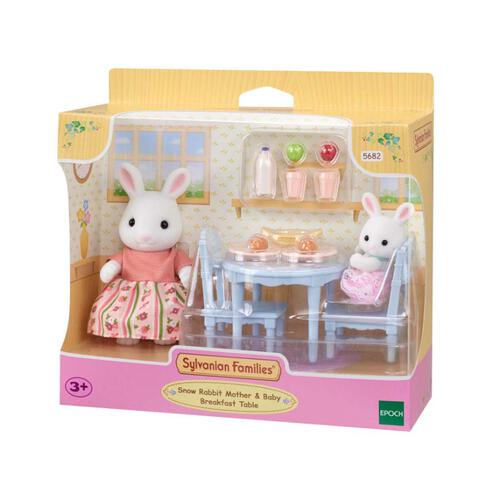 Slv Snow Rabbit Mother Baby Br