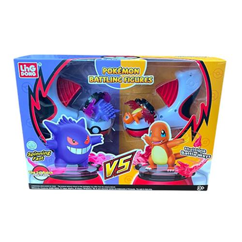 Pokemon Battling Figures Charmander And Gengar