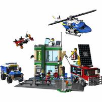 Lego เลโก้ ซิตี้  โพลิ๊ซ เชส แอท เดอะ แบงค์ 60317 