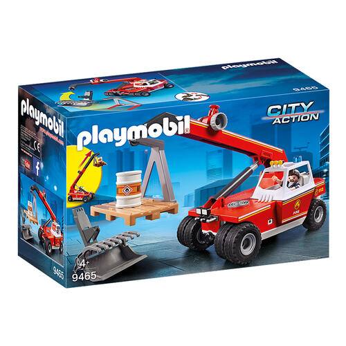 Playmobil เพลย์โมบิล ชุดรถยกกู้ภัยดับเพลิง