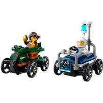 LEGO City Airplane vs. Hospital Bed Race Car Pack 60459
