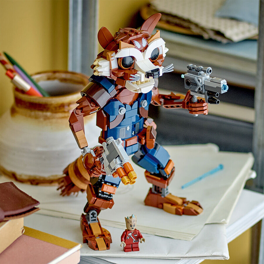 Groot rocket lego new arrivals