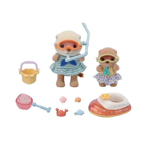 Sylvanian Families Sea Otter Sisters-Splashy Snorkel Set 5804