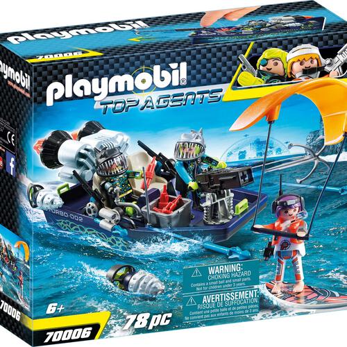 Playmobil Team Shark Harpoon Craft 