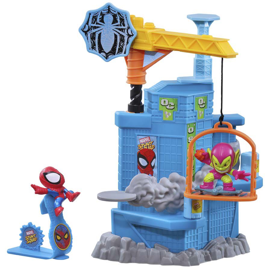 Spiderman deals tower playset