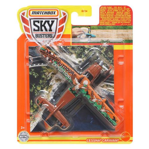 Matchbox แม็ตช์บ๊อกซ์ พาหนะทางอากาศพร้อมแผ่นรองเล่นคละแบบ