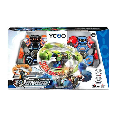 SilverLit Robo Kombat Tornado Spin Battle Pack (Orange and Red)