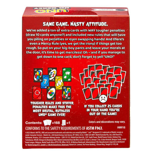 Uno เกมการ์ดอูโน่รุ่นไร้ความปราณี!