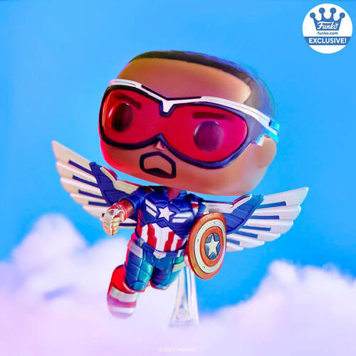 Funko Pop! Captain America: Brave New World - Captain America (Sam Wilson)(Flying)