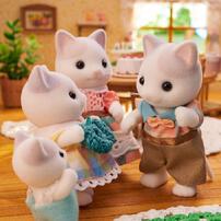 Sylvanian Families Latte Cat Family 5738