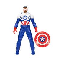 Marvel Captain America Action Figure with Shield Marvel Mighty Hero Series 9"