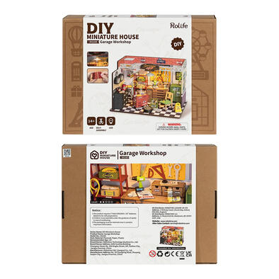 Rolife DIY ชุดโมเดลบ้านจิ๋ว รุ่นโรงซ่อมรถ