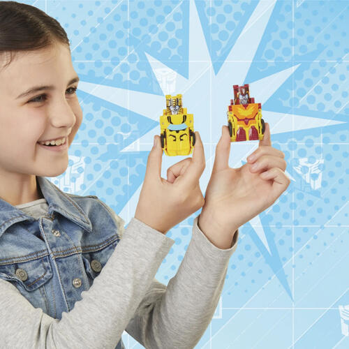 Transformers Swapticons Bumblebee and Autobot Hot Rod Mini Figures