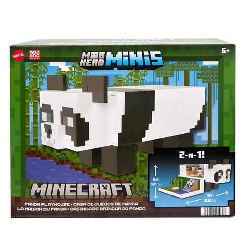 Minecraft Mob Head Minis Panda Playhouse Playset