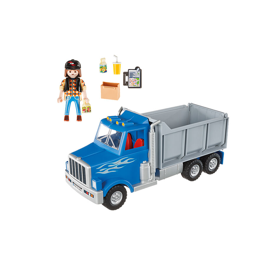 Playmobil dump truck on sale