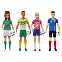 Barbie บาร์บี้ ตุ๊กตาอาชีพนักฟุตบอล - คละแบบ