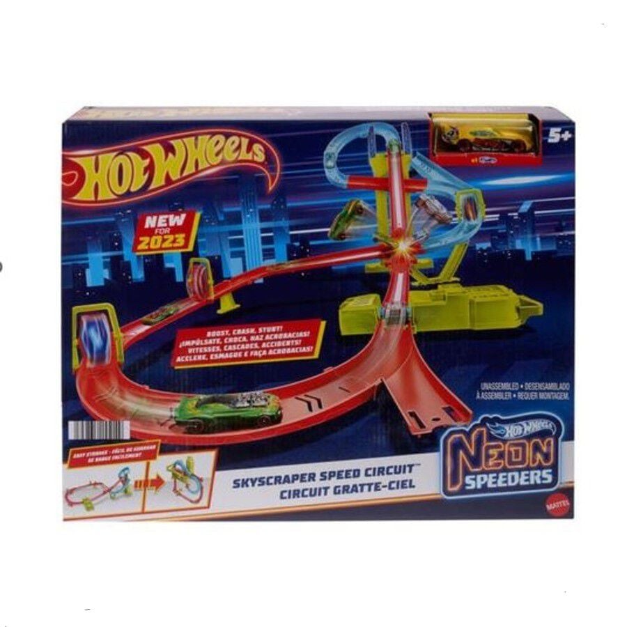 Hot wheels glow in the dark race track sales