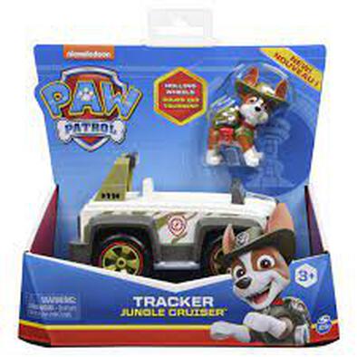 Paw Patrol พาว พาโทรล ชุดของเล่นเบสิคฟิกเกอร์พร้อมยานพาหนะ - แทรคเกอร์ 