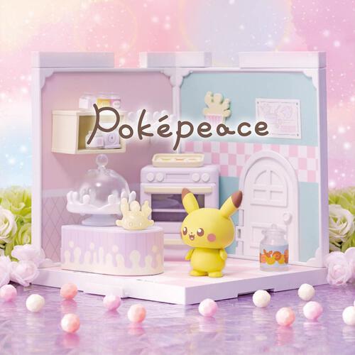 Takara Tomy Pokemon Pokepeace House Kitchen Milcery & Pikachu Set