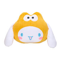 playpop Sanrio Dino Face Plush Cushion - Cinnamoroll