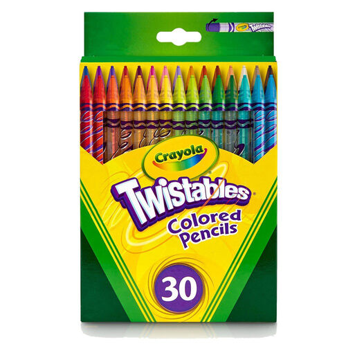 Crayola เครโยล่า สีไม้หมุนได้ 30สี ไม่ต้องเหลา