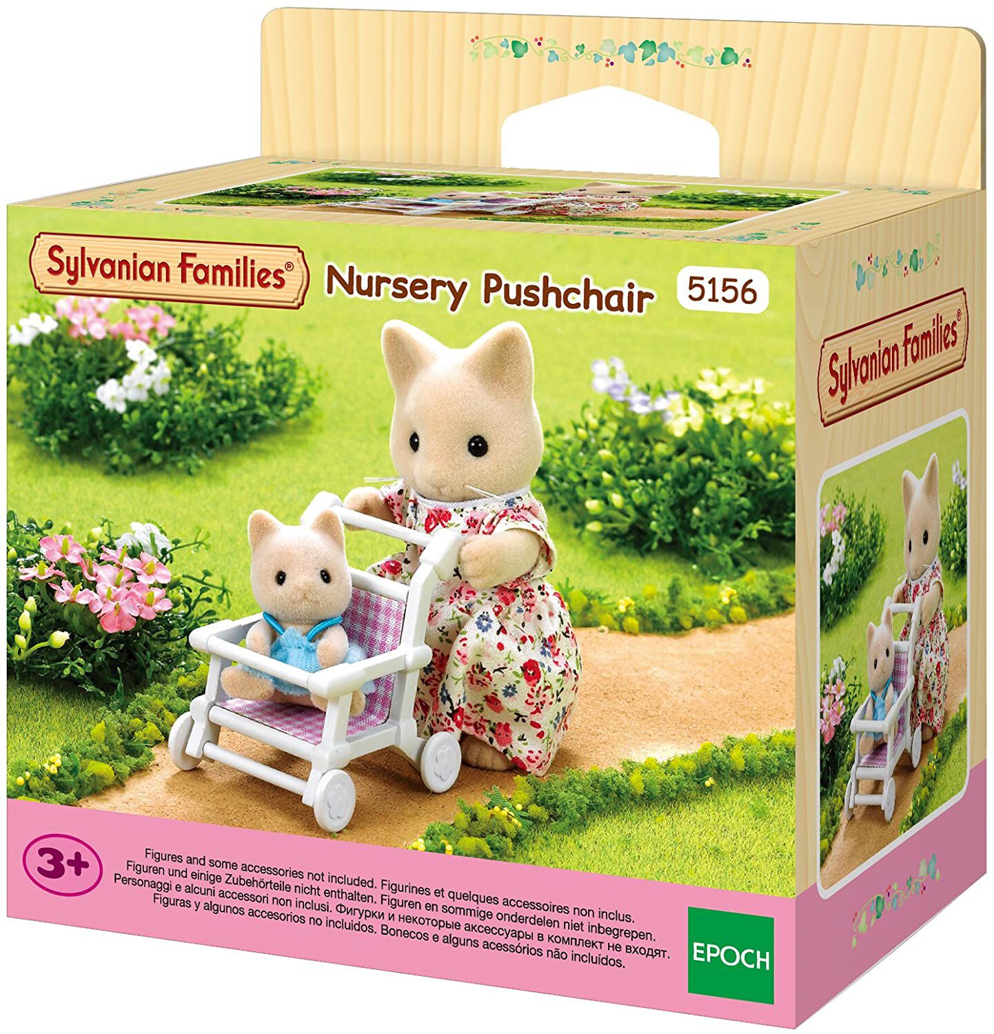 Sylvanian families top pushchair