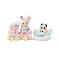 Sylvanian Families Amusement Park Ride Set 5819 - Plane & Train 