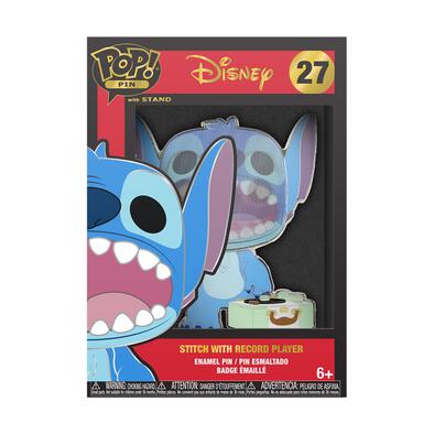 Funko Pop! Stitch with Record Player Enamel Pin