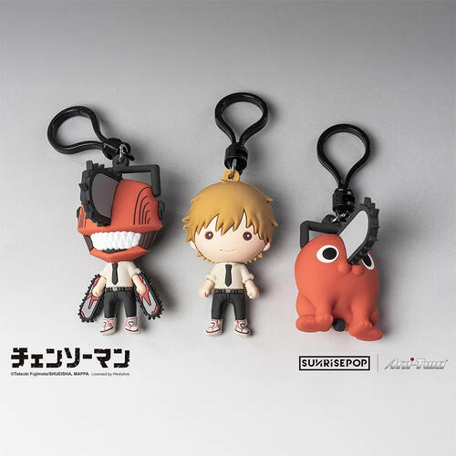 Sunrise Pop Chainsaw Man 3D Foam Bag Clip Blind Bag - Assorted