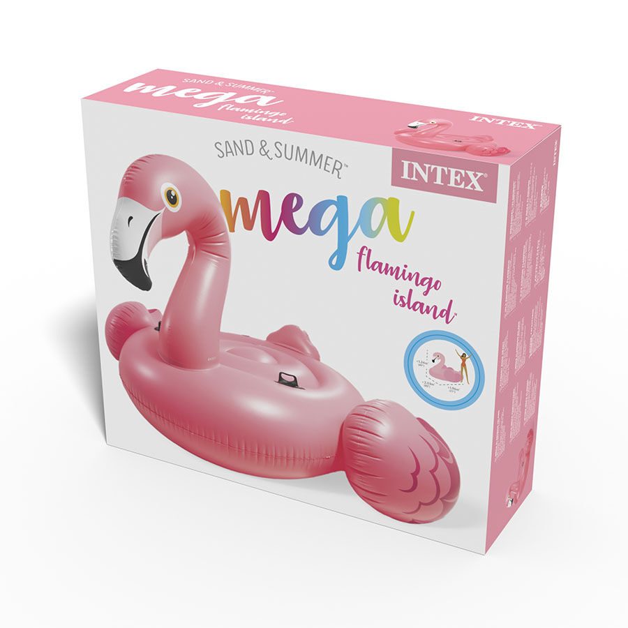 Mega flamingo sales island intex