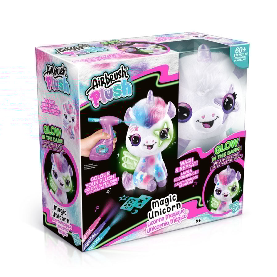 Glowing unicorn plush clearance