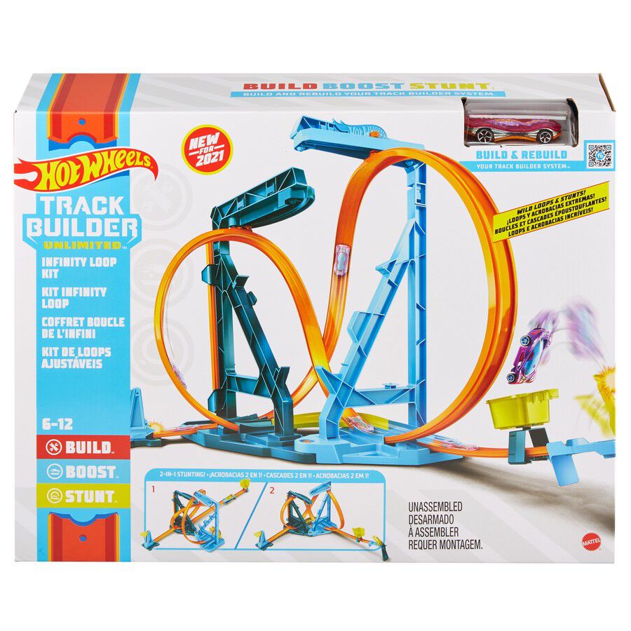 Hot Wheels Track Builder Infinity Triple Loop Toys
