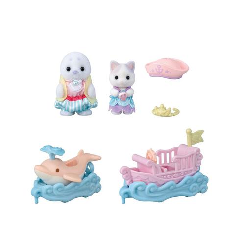 Sylvanian Families Amusement Park Ride Set 5820 - Ride the Waves