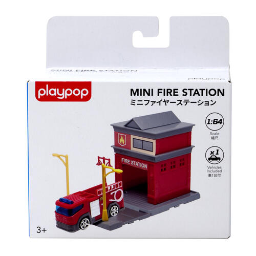 playpop Mini Fire Station with Track