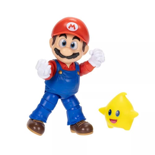The Super Mario Galaxy Movie 5-Inch Mario Figure With Luma Star
