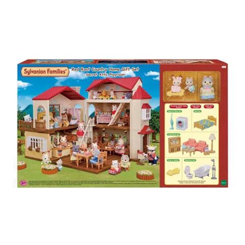 Sylvanian Red Roof Country Home Gift Set