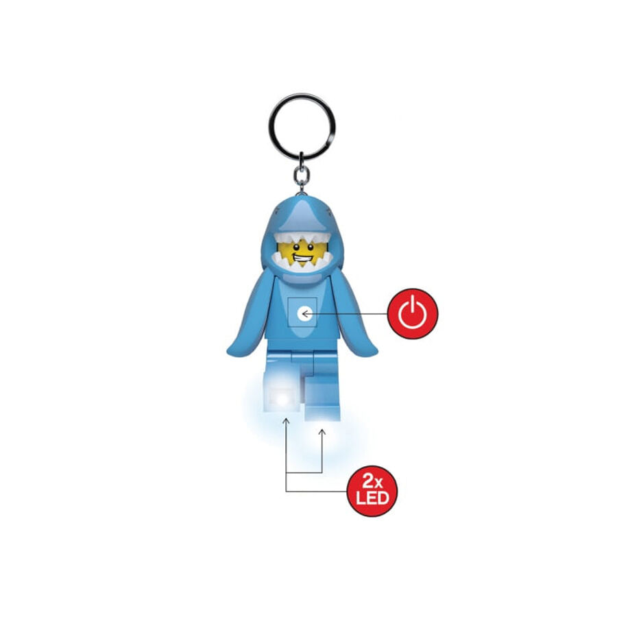 Lego shark keyring cheap