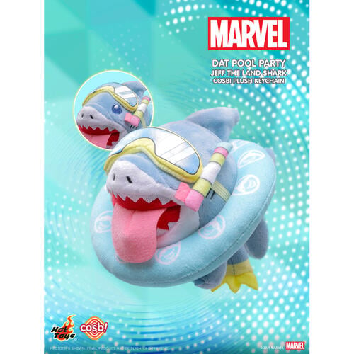 Hot Toys Jeff The Land Shark Cosbi Plush Keychain Collection - Blind Box (1Pc)