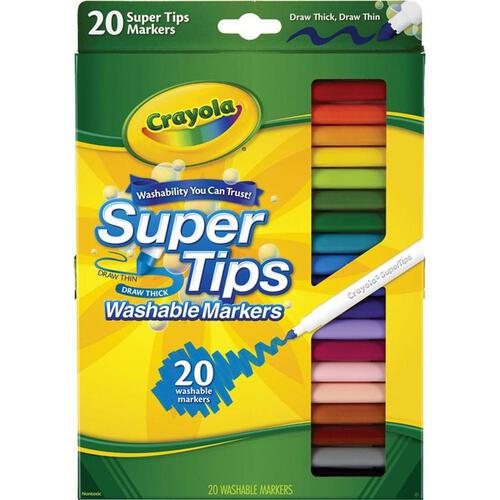Crayola เครโยล่า สีเมจิกซุปเปอร์ทิปส์ 20สี