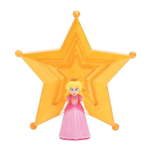 The Super Mario Galaxy Movie 1.5 Inch Princess Peach Figure With Star