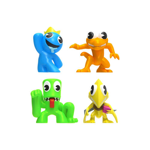 Rainbow Friends 4-Pack Minifigures Series 2 - Neon Finishes