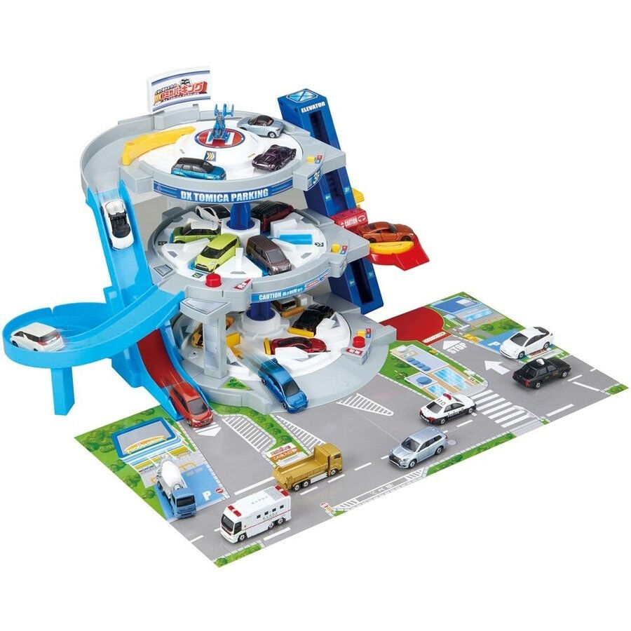 Tomica auto parking sale garage toys r us