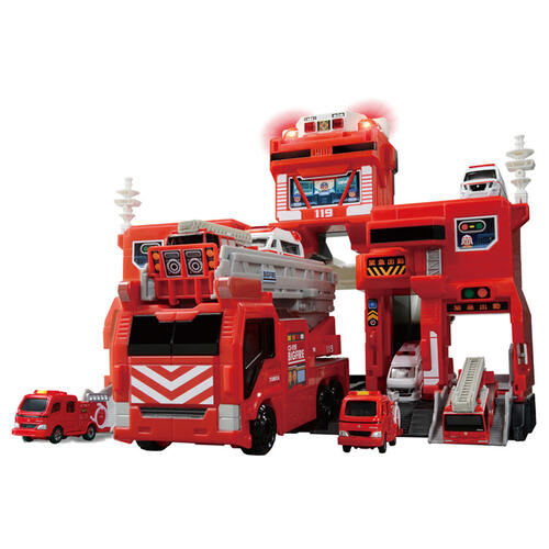 Tomica World Big Fire & Command Station